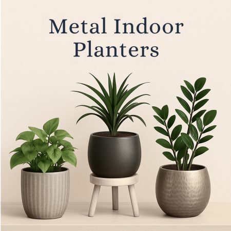 Metal Indoor Planter